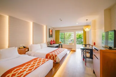Premier-Deluxe-Zimmer – Royal Wing, 1 Queensize-Bett und 1 Einzelbett — The Royal Paradise Hotel & Spa